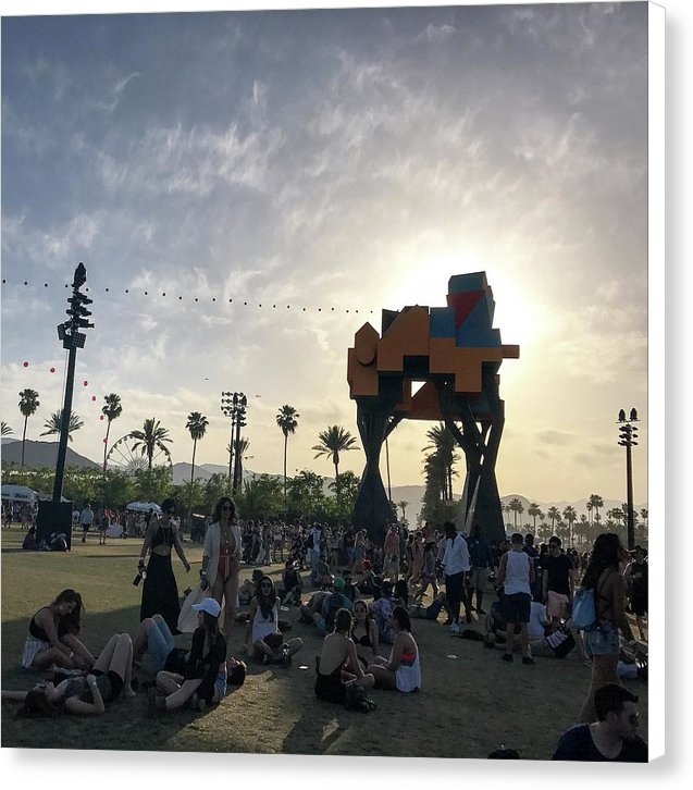Coachella Sunset - Canvas Print