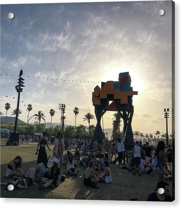 Coachella Sunset - Acrylic Print