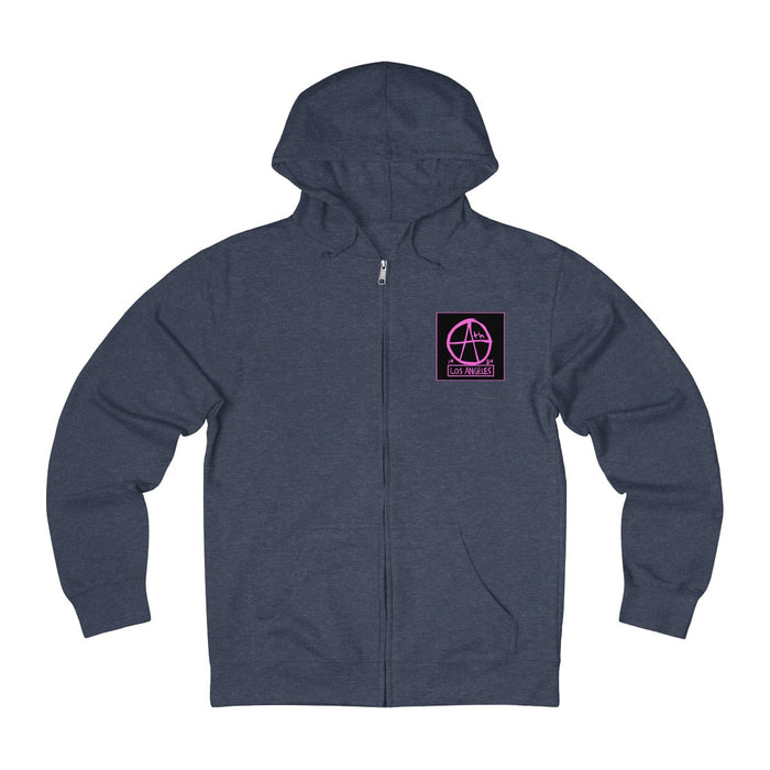 Anarchy Logo (Pink) - French Terry Hoodie