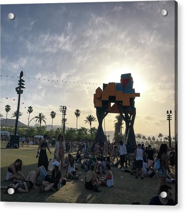 Coachella Sunset - Acrylic Print
