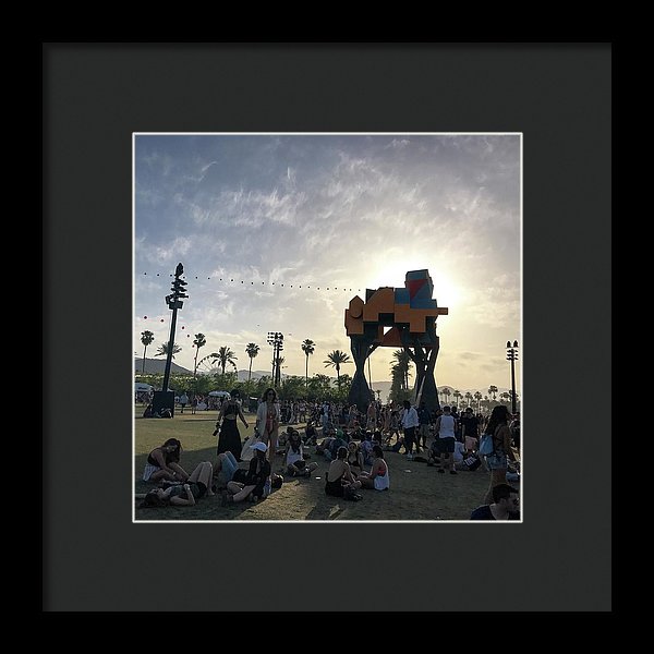 Coachella Sunset - Framed Print