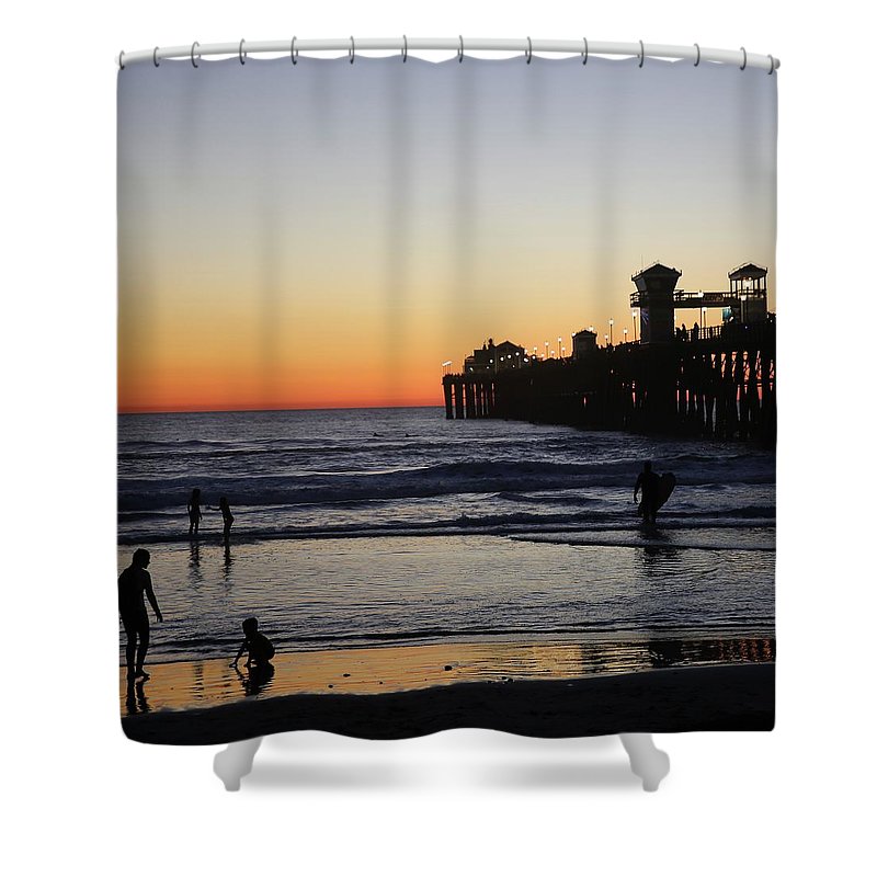 Oceanside Sunset - Shower Curtain