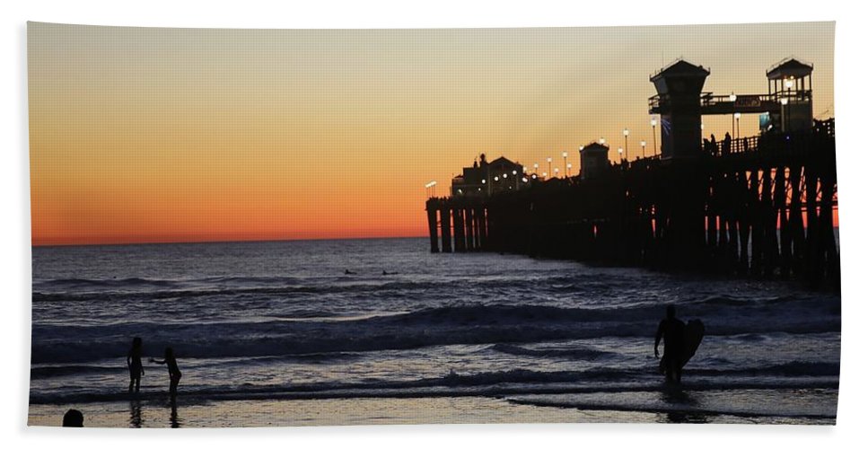 Oceanside Sunset - Beach Towel